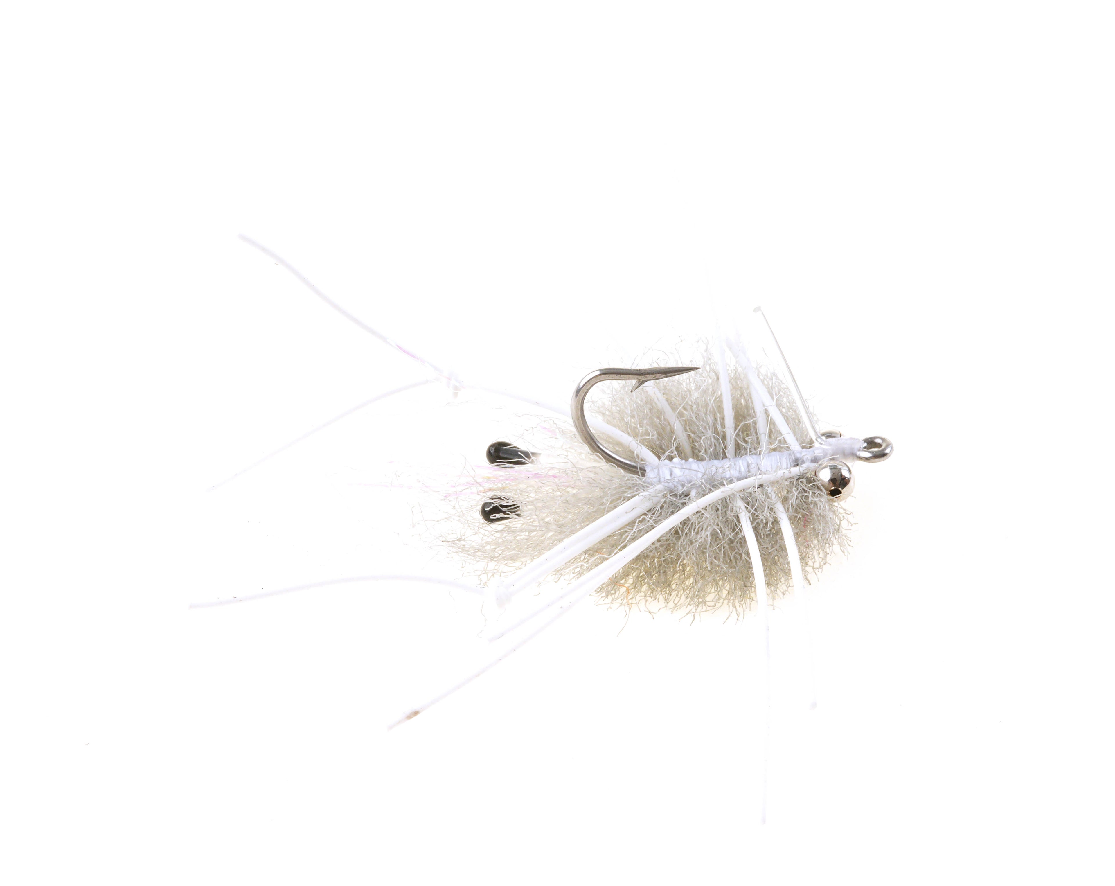 Product photo of the Grey EP Crab with brass weighted eyes, WIFREO style WY607