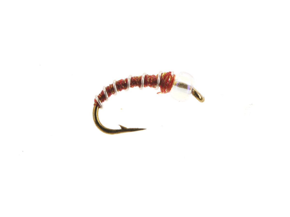 Product photo of the Red Mercury Zebra Midge, WIFREO style WY728B