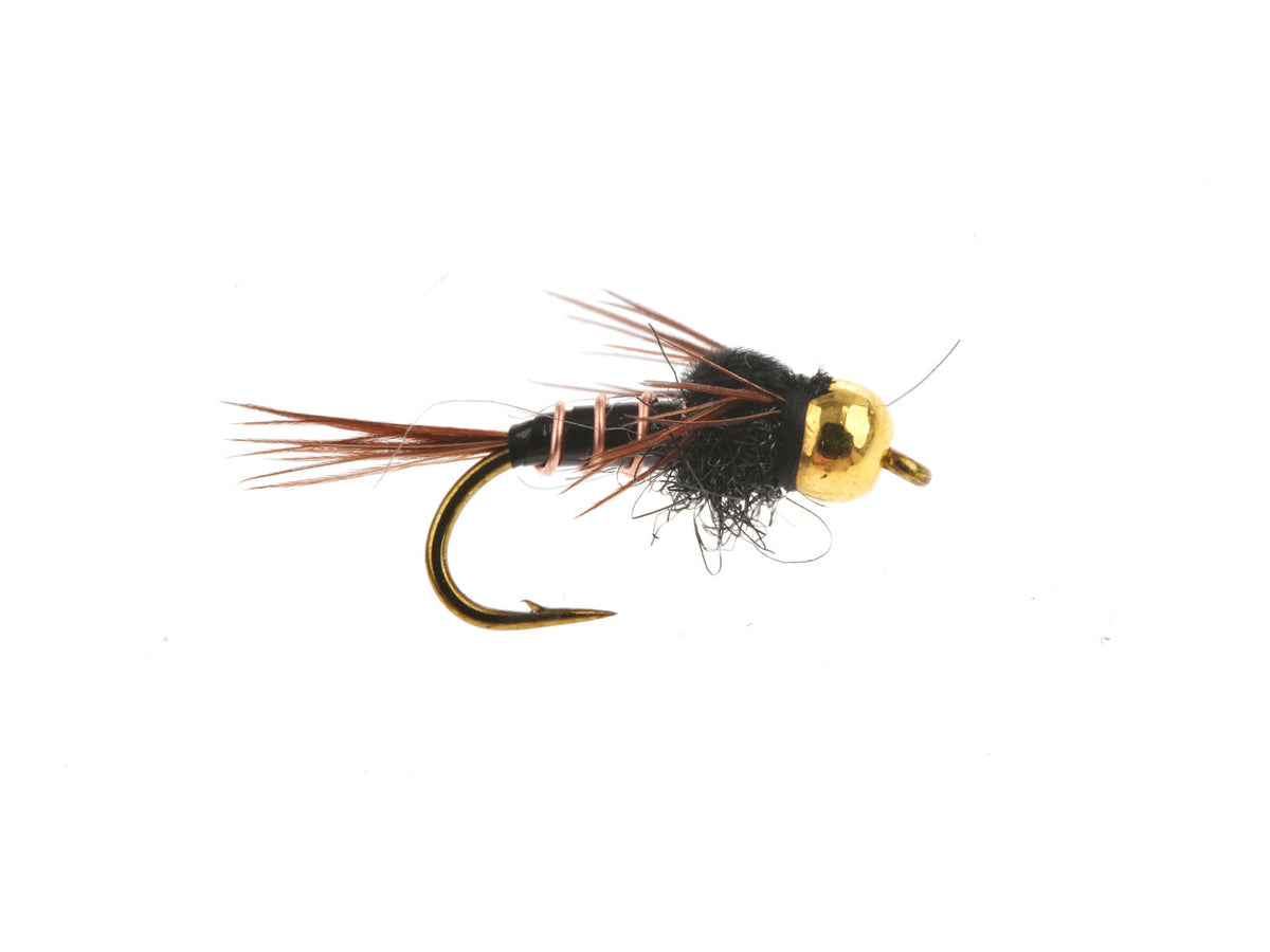 Product photo of the Black Lightning Bug – Brass Bead, WIFREO style XY044A