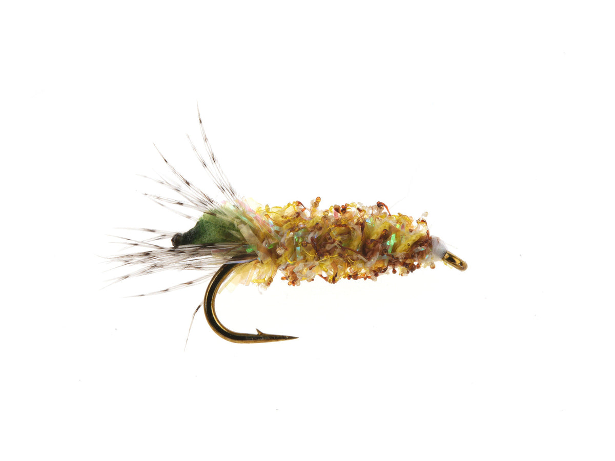 Product photo of the Green Peeping Caddis, WIFREO style XY049B