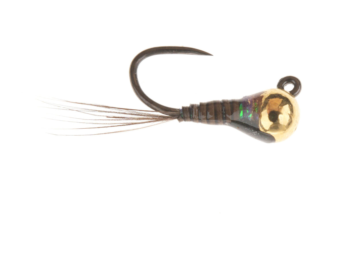 Product photo of the Quilled Perdigon Jig – Tungsten Bead, WIFREO style XY072