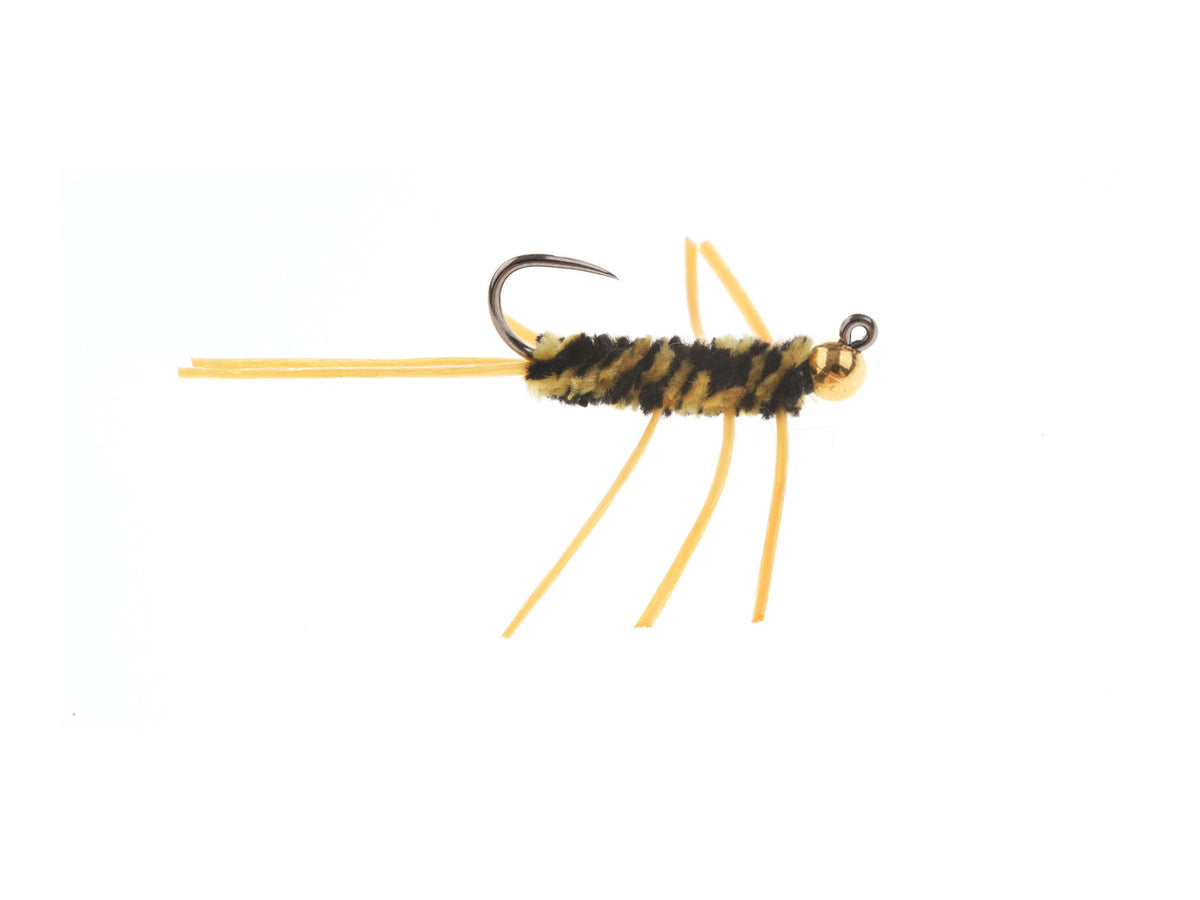 Product photo of the Golden Pat's Rubber Legs Jig – Tungsten Bead, WIFREO style XY088A