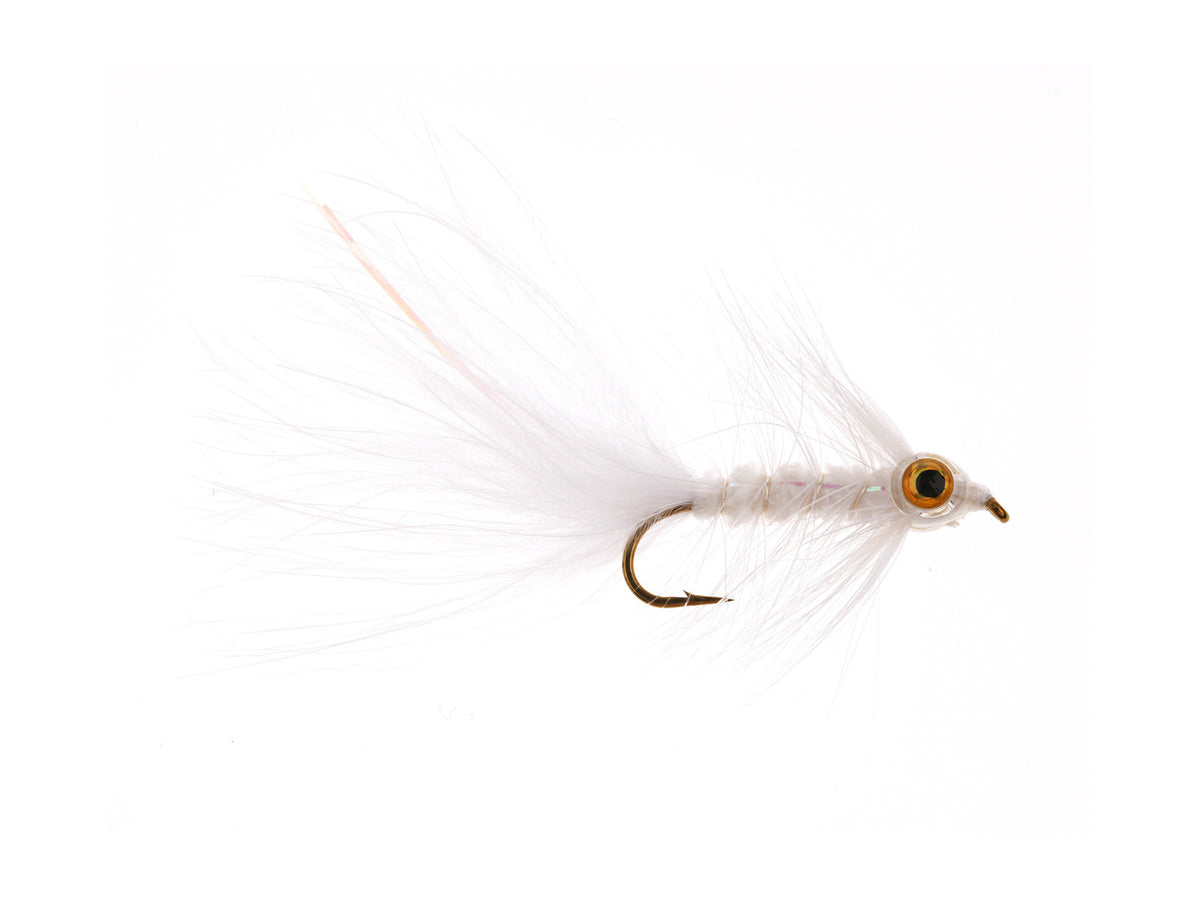 Product photo of the Light 3D-Eye White Woolly Bugger Streamer, WIFREO style XY110A