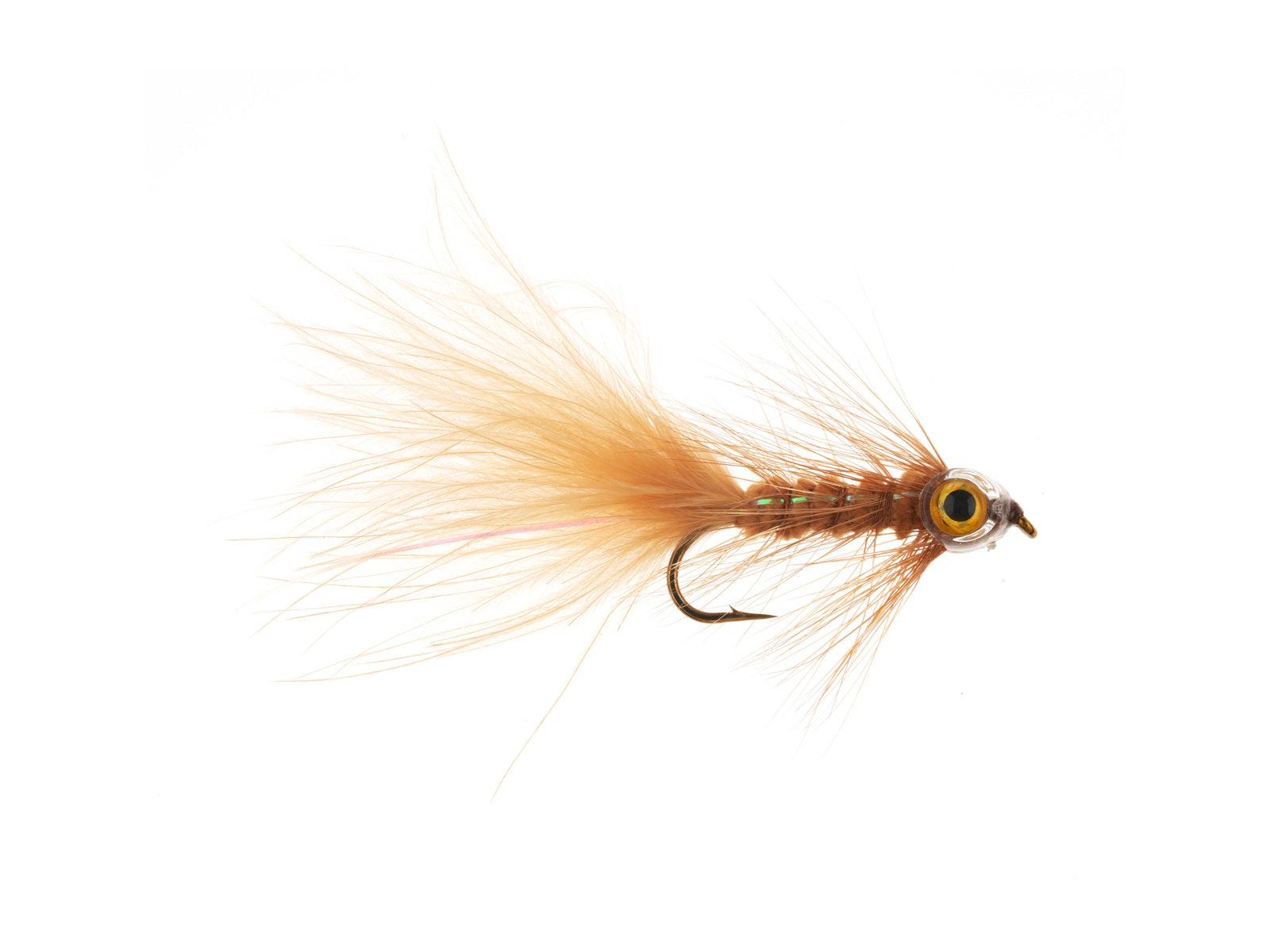 Product photo of the Light 3D-Eye Brown Woolly Bugger Streamer, WIFREO style XY110C