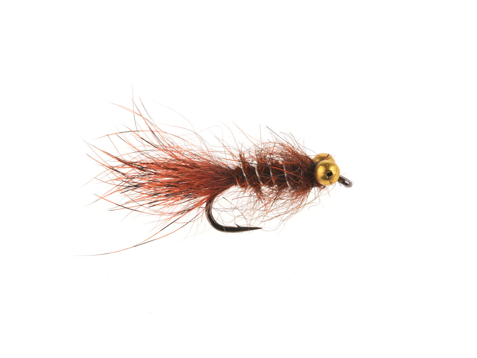 Product photo of the Chain-Eye Orange Squirrel Damsel Streamer, WIFREO style XY114A