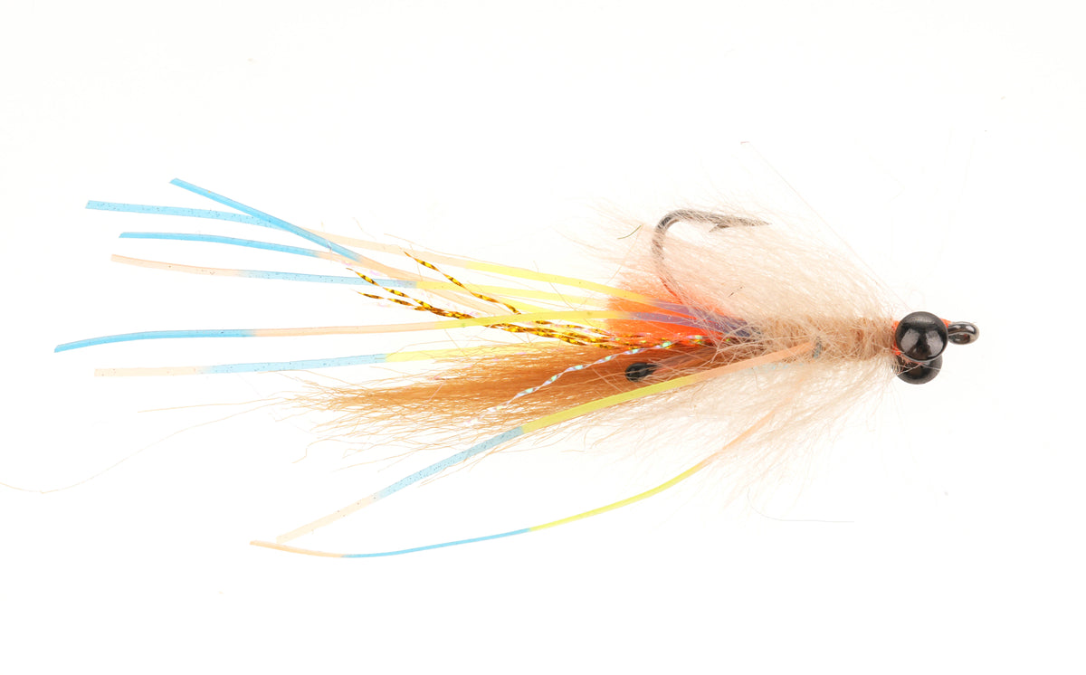 Product photo of the Pink Spawning Shrimp with brass weighted eyes, WIFREO style XY131B