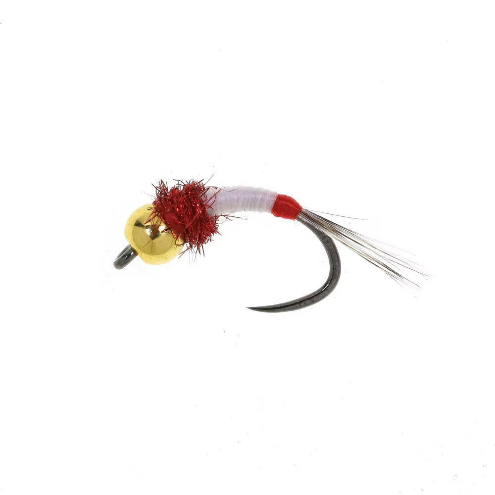 Brass Bead Head Wet Nymph Barbless Fly Tying Hook Midge Nymph