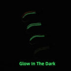Realistic Latex Worm Fly Latex Body Luminous Artificial Larva Bait