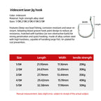 Saltwater Boat Fishing Tube Eye Jigging Hook