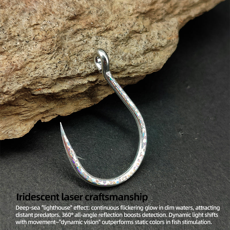 Saltwater Boat Fishing Tube Eye Jigging Hook