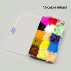 Multi-Color Rabbit Hair Fiber Set - Fly Tie Material for Fishing Hooks