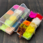 Multi-Color Rabbit Hair Fiber Set - Fly Tie Material for Fishing Hooks